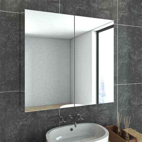 Stainless Steel Bathroom Mirror Cabinet 